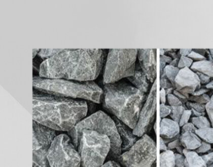 Crushed rock aggregate, all sizes